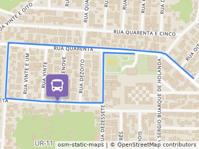 Mapa da parada