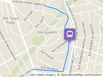 Mapa da parada