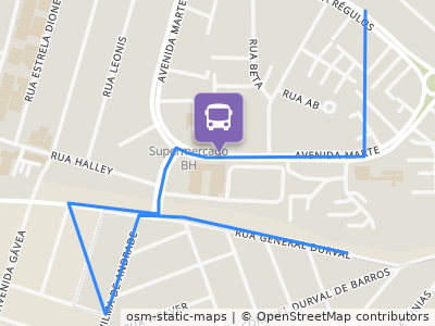 Mapa da parada