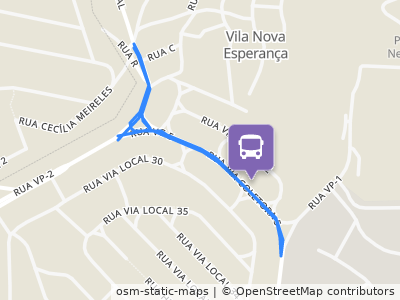 Mapa da parada