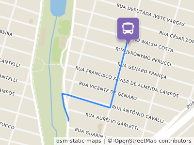 Mapa da parada