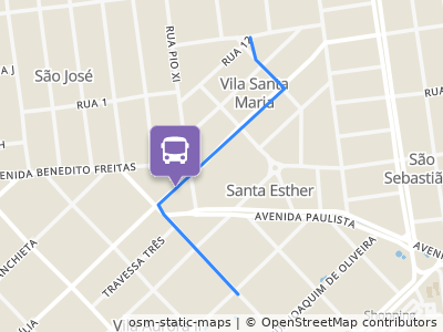 Mapa da parada