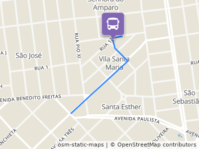 Mapa da parada