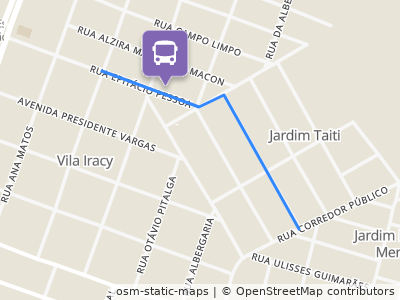 Mapa da parada