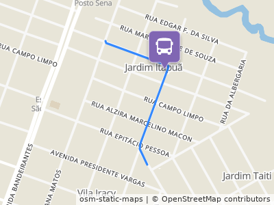 Mapa da parada