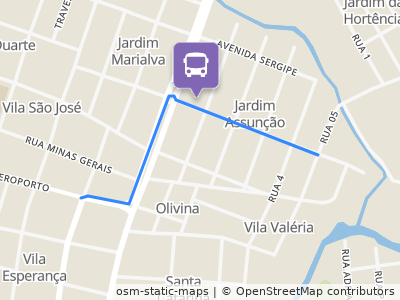 Mapa da parada