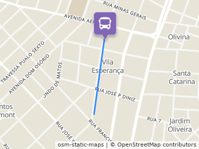 Mapa da parada