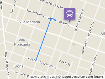 Mapa da parada