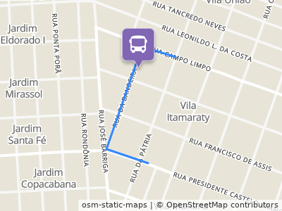 Mapa da parada