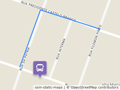 Mapa da parada