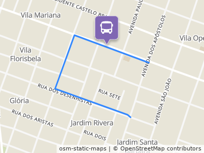 Mapa da parada