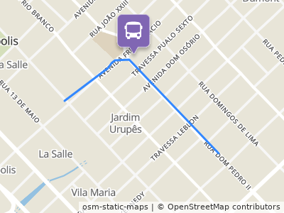 Mapa da parada