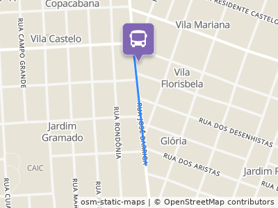 Mapa da parada