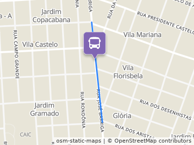 Mapa da parada