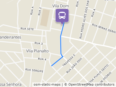 Mapa da parada