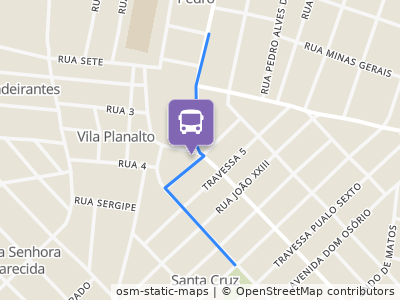 Mapa da parada