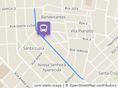 Mapa da parada