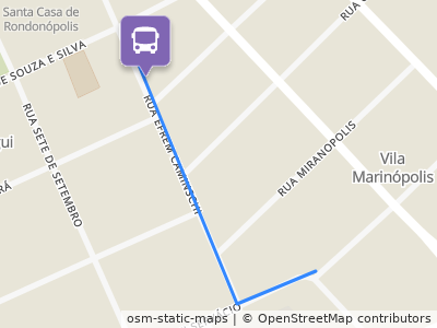 Mapa da parada