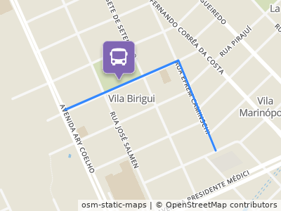Mapa da parada