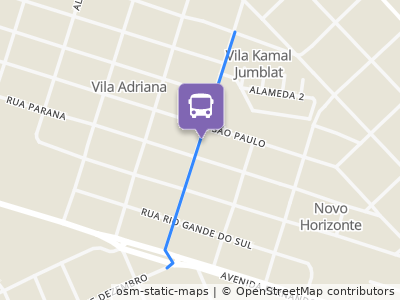 Mapa da parada