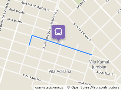Mapa da parada