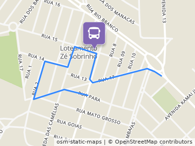 Mapa da parada