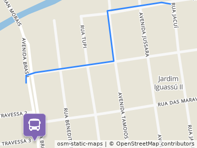 Mapa da parada