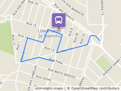 Mapa da parada