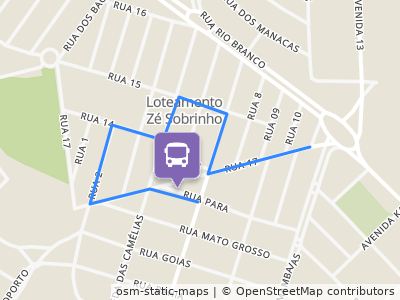 Mapa da parada