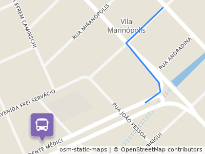 Mapa da parada
