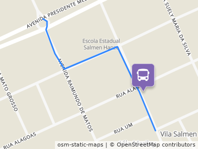 Mapa da parada