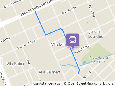 Mapa da parada