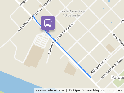 Mapa da parada