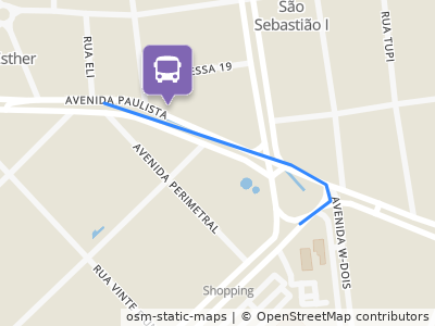 Mapa da parada