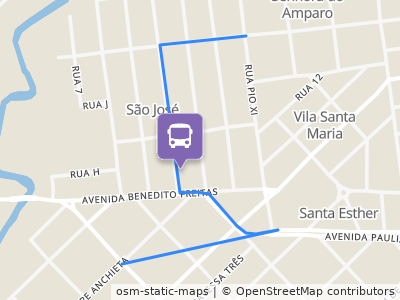 Mapa da parada