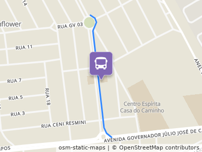 Mapa da parada