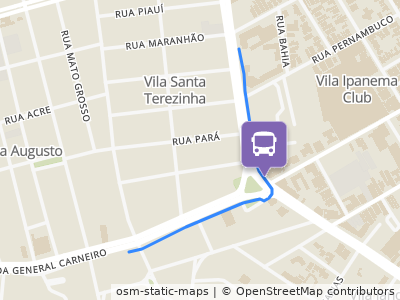 Mapa da parada