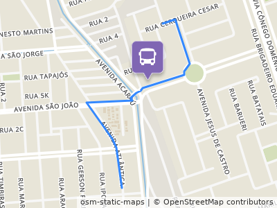 Mapa da parada
