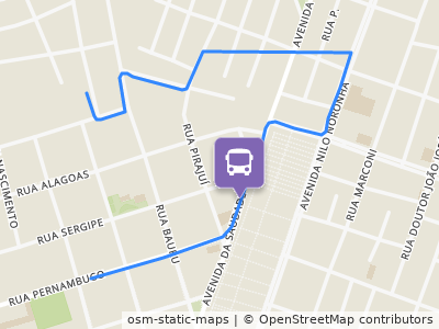 Mapa da parada