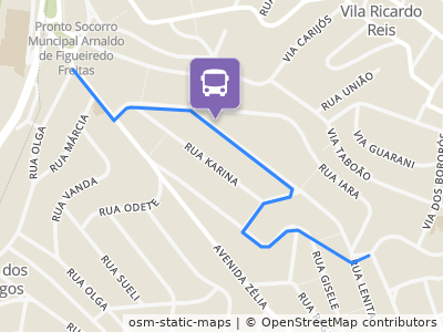 Mapa da parada