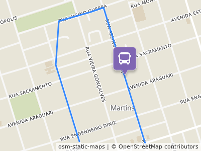 Mapa da parada