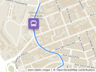 Mapa da parada