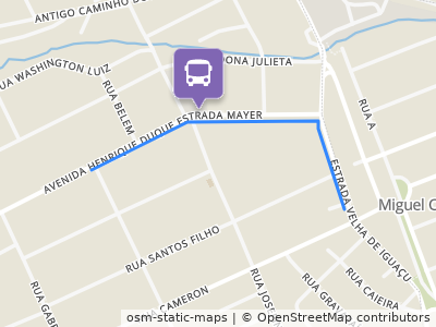 Mapa da parada