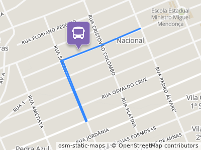 Mapa da parada