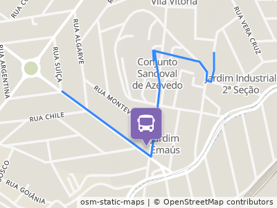 Mapa da parada