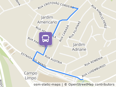 Mapa da parada