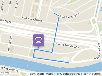 Mapa da parada