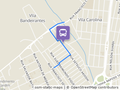 Mapa da parada