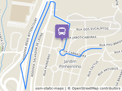 Mapa da parada