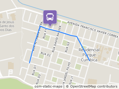 Mapa da parada